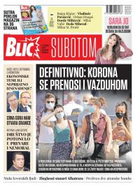 Blic - broj 8429, 15. avg 2020.