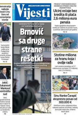 Vijesti - broj 7962, 8. jun 2020.