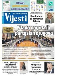 Vijesti - broj 7773, 25. nov 2019.