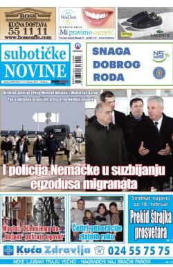 Nove Subotičke novine - broj 7, 13. feb 2015.