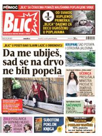 Blic - broj 6208, 27. maj 2014.