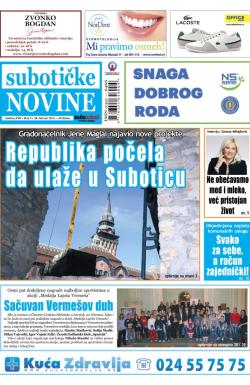 Nove Subotičke novine - broj 9, 28. feb 2014.