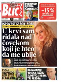 Blic - broj 7389, 9. sep 2017.