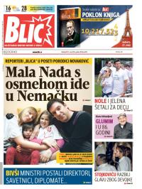 Blic - broj 6192, 11. maj 2014.