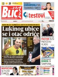 Blic - broj 6292, 19. avg 2014.