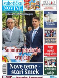 Nove Subotičke novine - broj 233, 3. sep 2021.