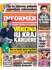 Informer - broj 2964, 18. jan 2022.