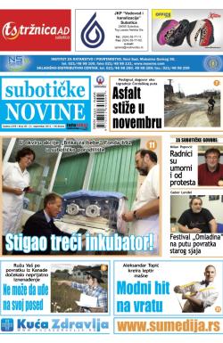 Nove Subotičke novine - broj 38, 21. sep 2012.