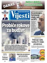 Vijesti - broj 8104, 29. okt 2020.