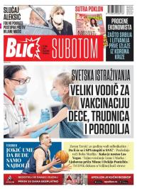 Blic - broj 8695, 15. maj 2021.