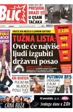 Blic - broj 6757, 4. dec 2015.