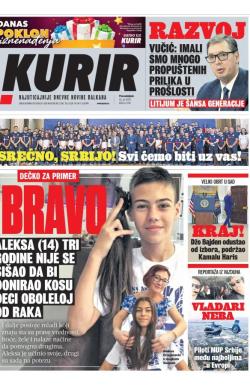 Kurir - broj 3739, 22. jul 2024.