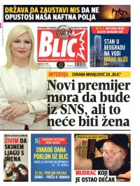 Blic - broj 7251, 22. apr 2017.