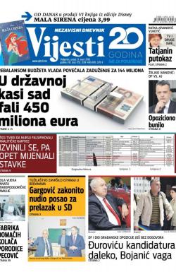 Vijesti - broj 7153, 9. mar 2018.