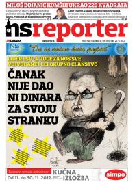 Novosadski reporter - broj 58, 22. nov 2012.