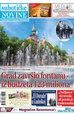 Nove Subotičke novine - broj 179, 14. avg 2020.