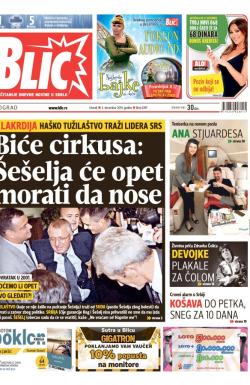 Blic - broj 6397, 2. dec 2014.