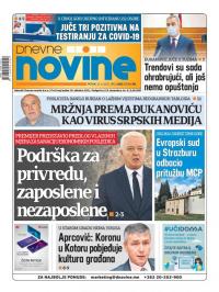 Dnevne novine - broj 2653, 10. apr 2020.