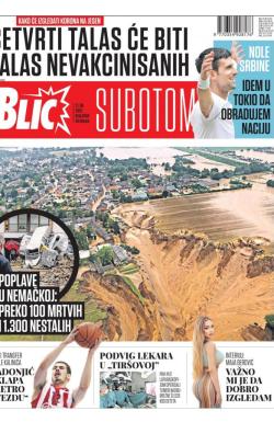 Blic - broj 8758, 17. jul 2021.