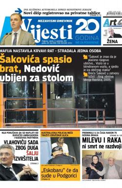 Vijesti - broj 6993, 9. sep 2017.