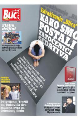 Blic - broj 7705, 29. jul 2018.