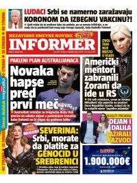 Informer - broj 2961, 14. jan 2022.