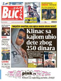 Blic - broj 6793, 12. jan 2016.