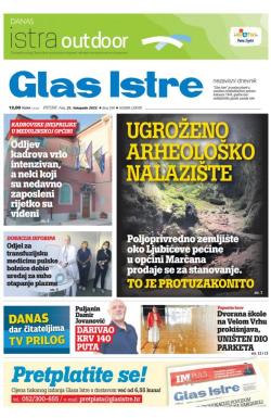 Glas Istre - broj 290, 21. okt 2022.