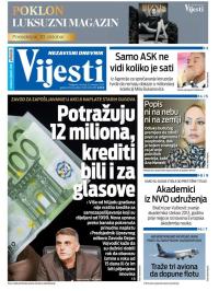 Vijesti - broj 9167, 26. okt 2023.