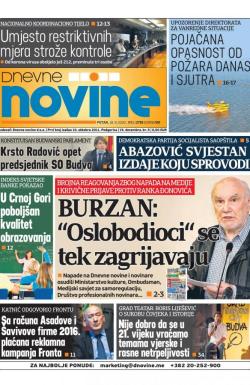 Dnevne novine - broj 2788, 18. sep 2020.