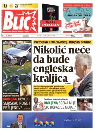 Blic - broj 6548, 9. maj 2015.