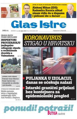 Glas Istre - broj 56, 26. feb 2020.