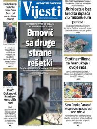 Vijesti - broj 7962, 8. jun 2020.