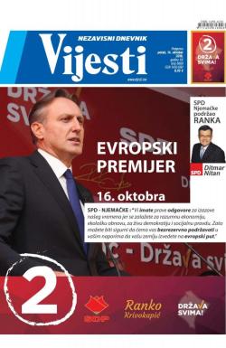 Vijesti - broj 6668, 14. okt 2016.