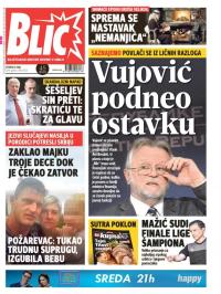 Blic - broj 7623, 8. maj 2018.