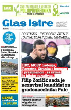 Glas Istre - broj 110, 23. apr 2021.