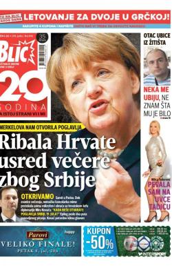 Blic - broj 6966, 6. jul 2016.