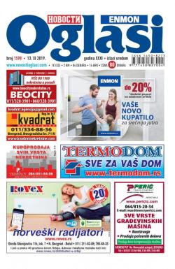 Novosti oglasi - broj 1598, 13. nov 2019.