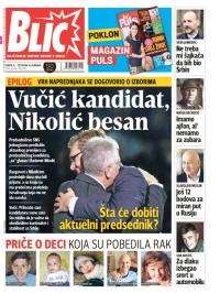 Blic - broj 7187, 15. feb 2017.