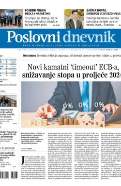 Poslovni Dnevnik - broj 4988, 15. dec 2023.