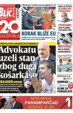 Blic - broj 6979, 19. jul 2016.