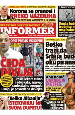 Informer - broj 2506, 21. jul 2020.