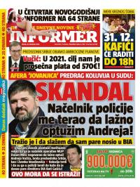 Informer - broj 2644, 29. dec 2020.