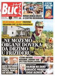 Blic - broj 8064, 1. avg 2019.