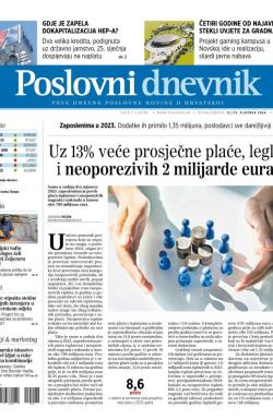 Poslovni Dnevnik - broj 5005, 12. jan 2024.