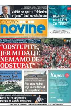 Dnevne novine - broj 3078, 23. avg 2021.