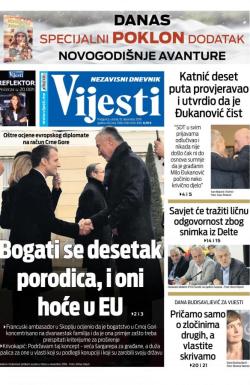 Vijesti - broj 7788, 10. dec 2019.