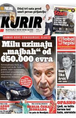 Kurir - broj 2449, 8. dec 2020.