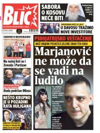 Blic - broj 7524, 25. jan 2018.