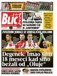 Blic - broj 7739, 1. sep 2018.